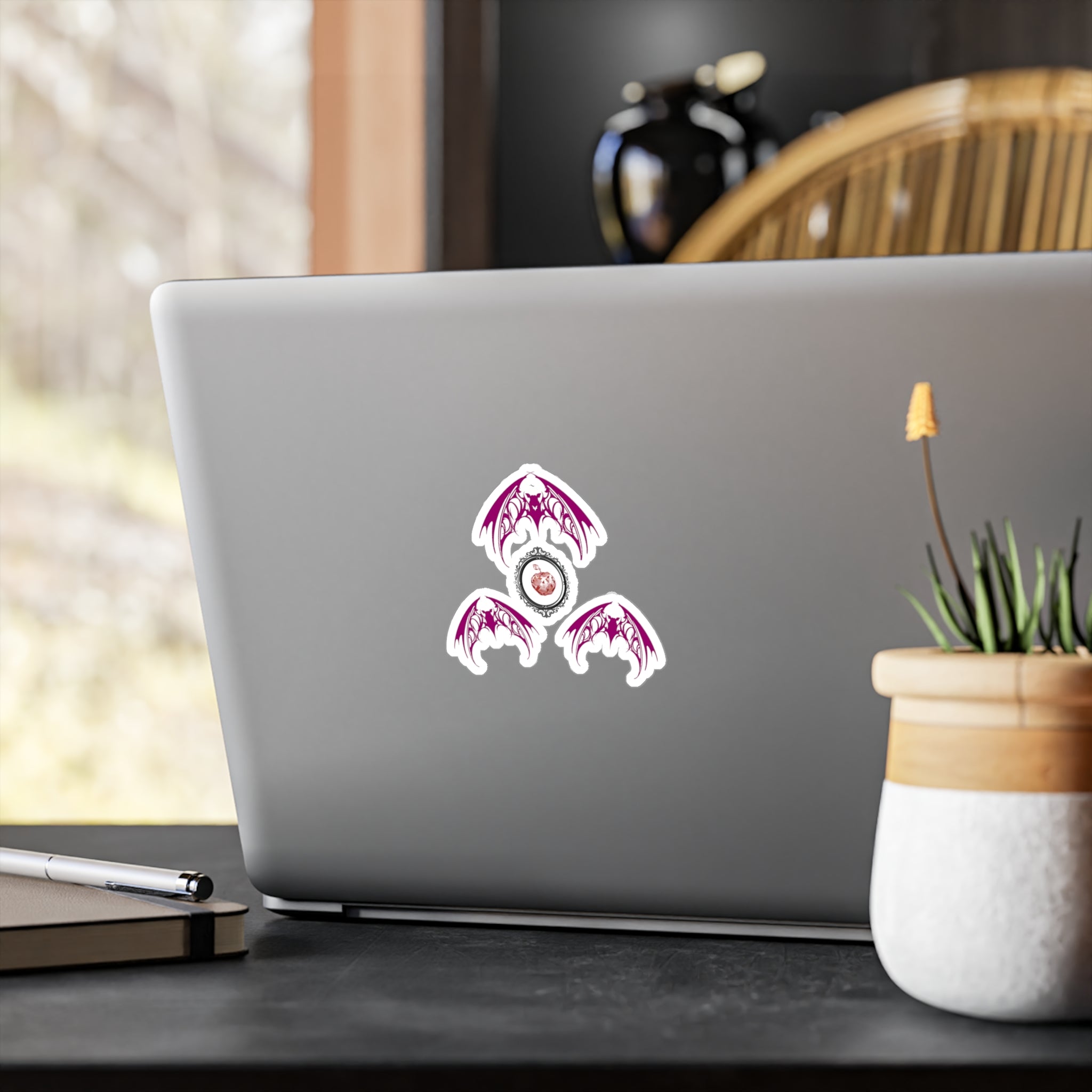 Fruit Bat Vinyl Decal Light Pink | Alt Creature Sticker