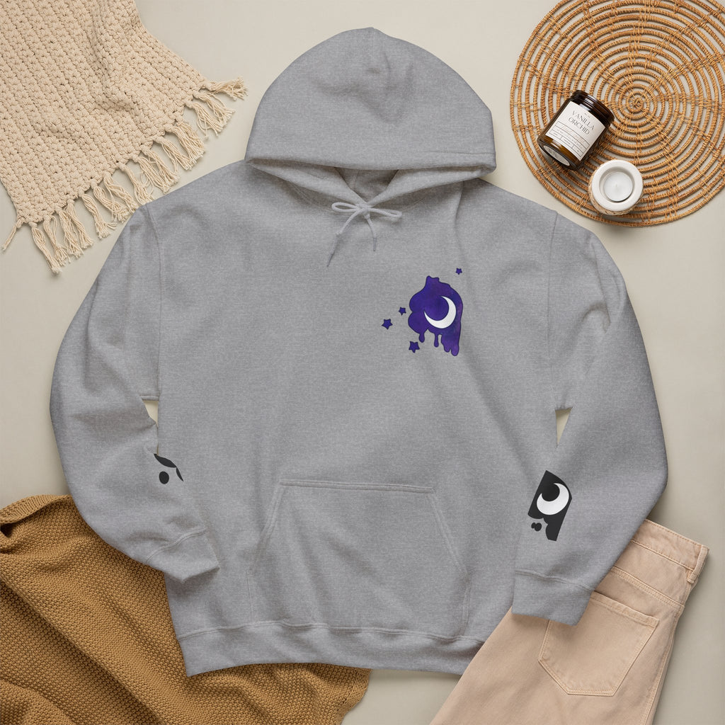Lunar Alicorn Hoodie | Moody Moon Wings Alt Aesthetic Graphic Sweatshirt