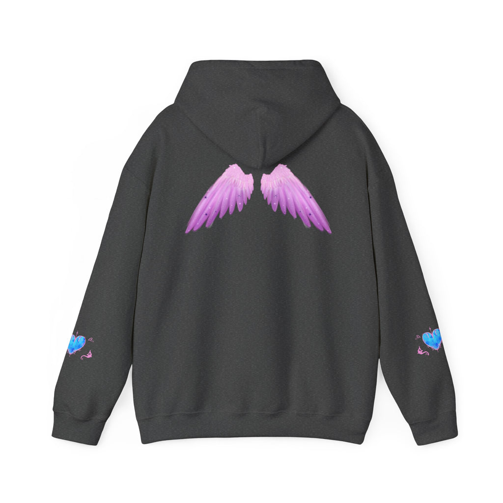 Crystal Heart Alicorn Hoodie | Alt Mythical Creature Graphic Sweatshirt Love