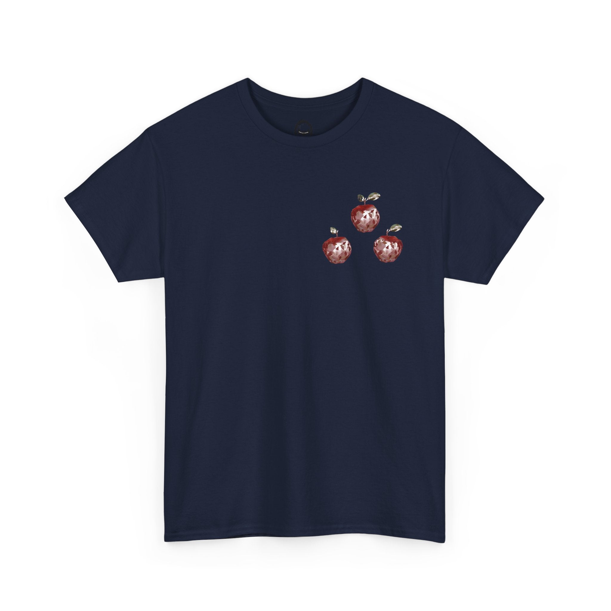 Crystal Apple Cross Graphic Tee | Alt Emo Creature Tee