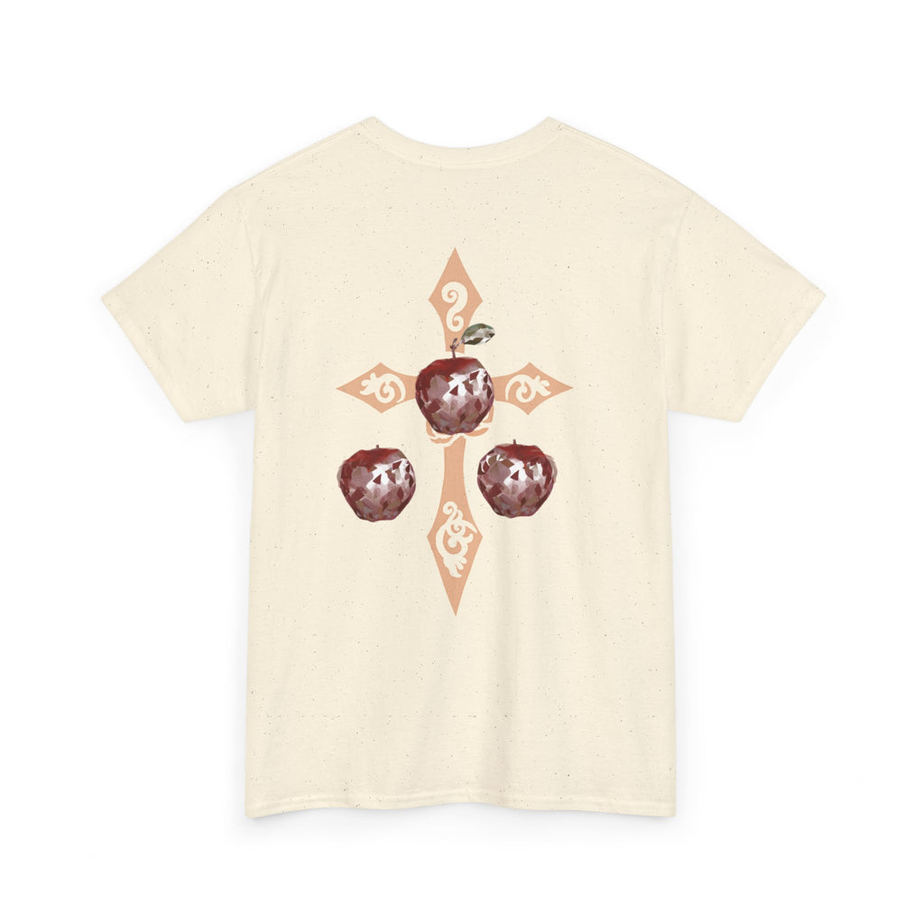 Crystal Apple Cross Graphic Tee | Alt Emo Creature Tee