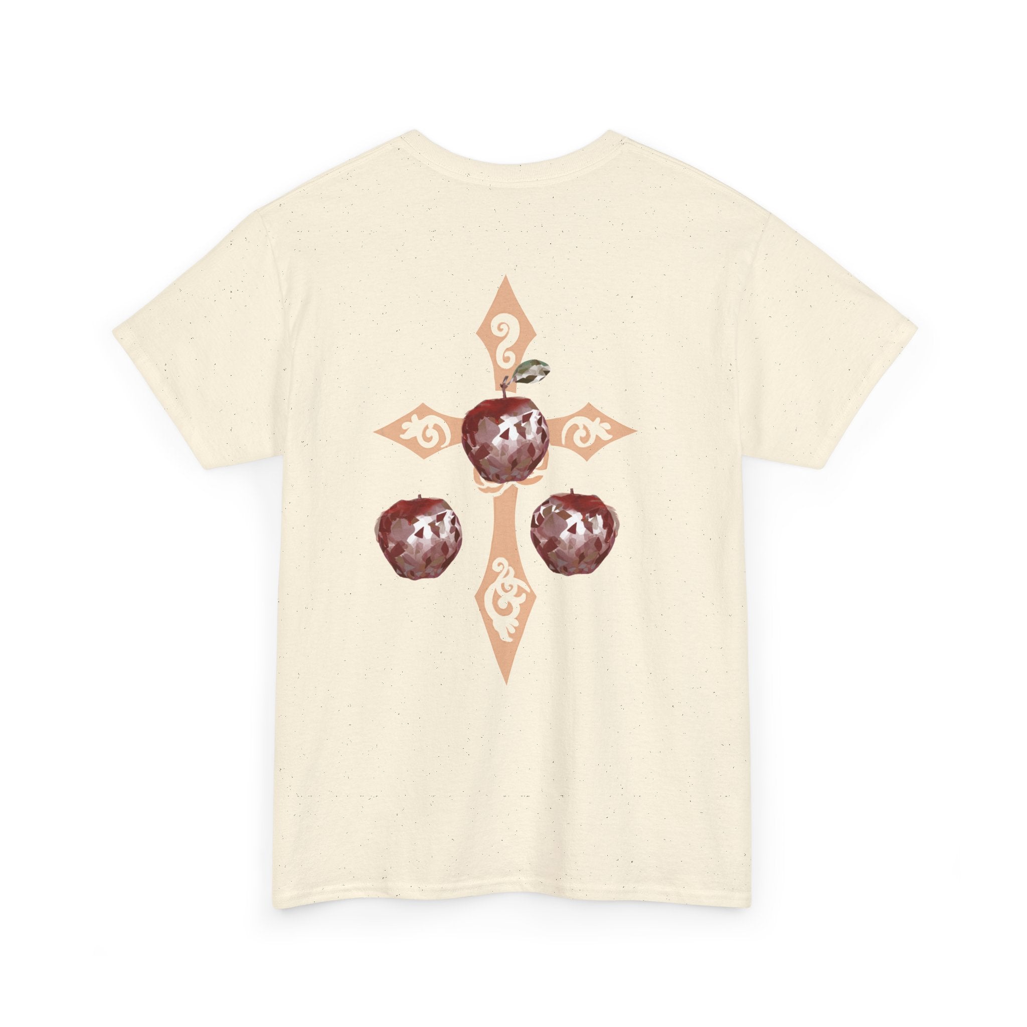 Crystal Apple Cross Graphic Tee | Alt Emo Creature Tee