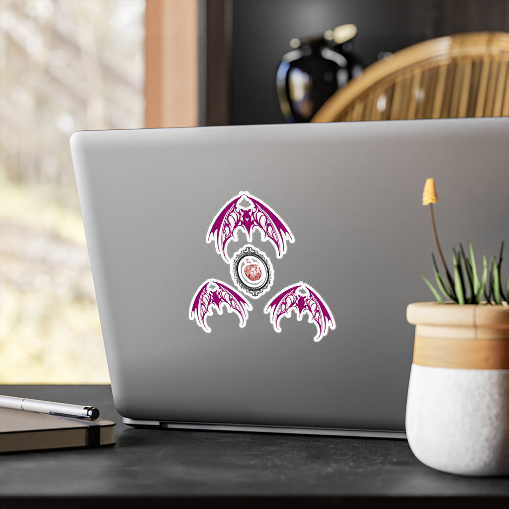 Fruit Bat Vinyl Decal Light Pink | Alt Creature Sticker