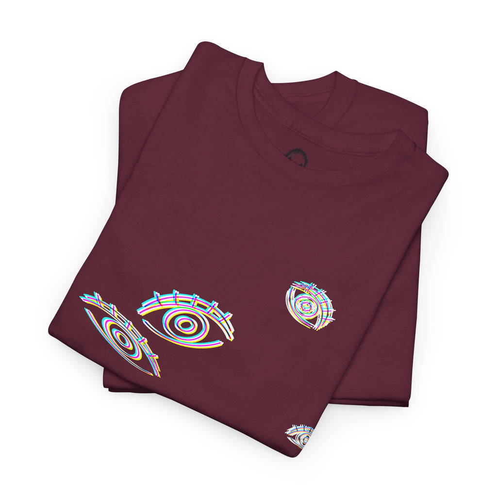 Angel Wings & Eyes Graphic Tee — Spiritual Aesthetic Streetwear