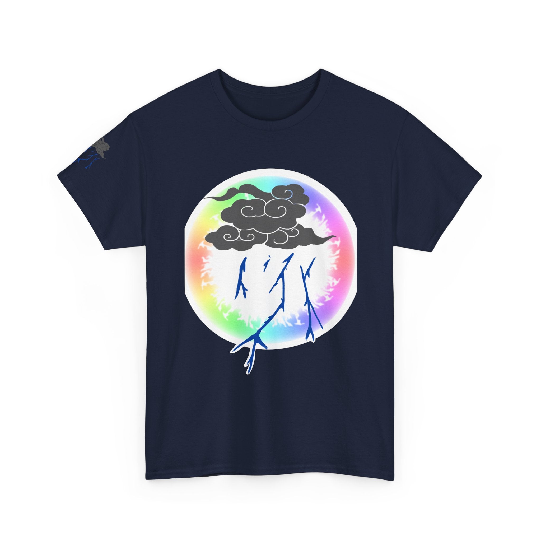 Rainboom Storm Cloud Unisex Tee | Alt Gothic Creature Graphic Tee