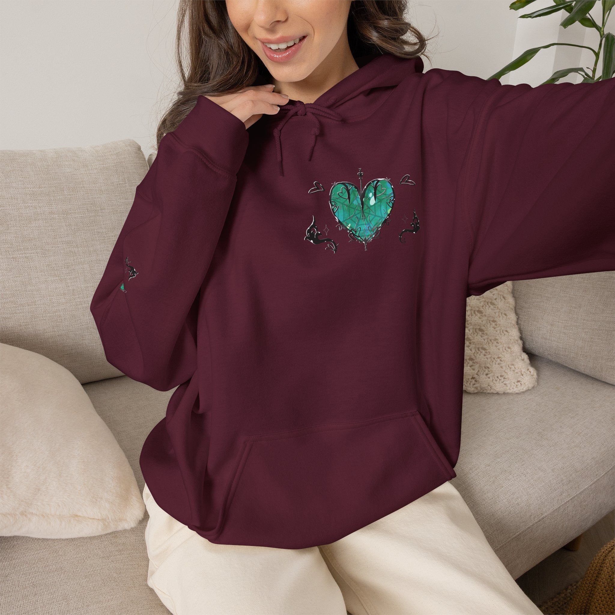 Changling Alicorn Hoodie |Bug Wings Alt Aesthetic Pullover