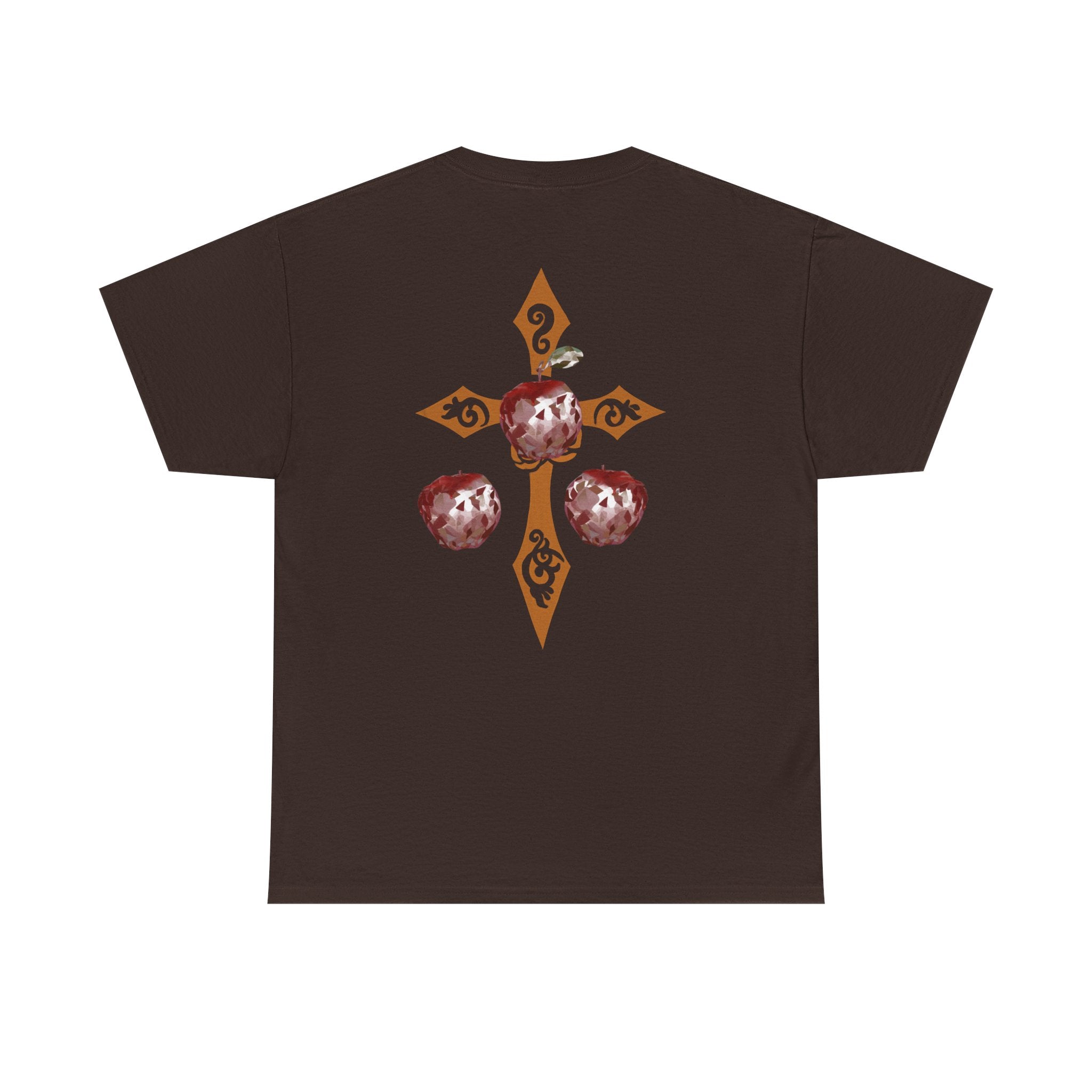 Crystal Apple Cross Graphic Tee | Alt Emo Creature Tee