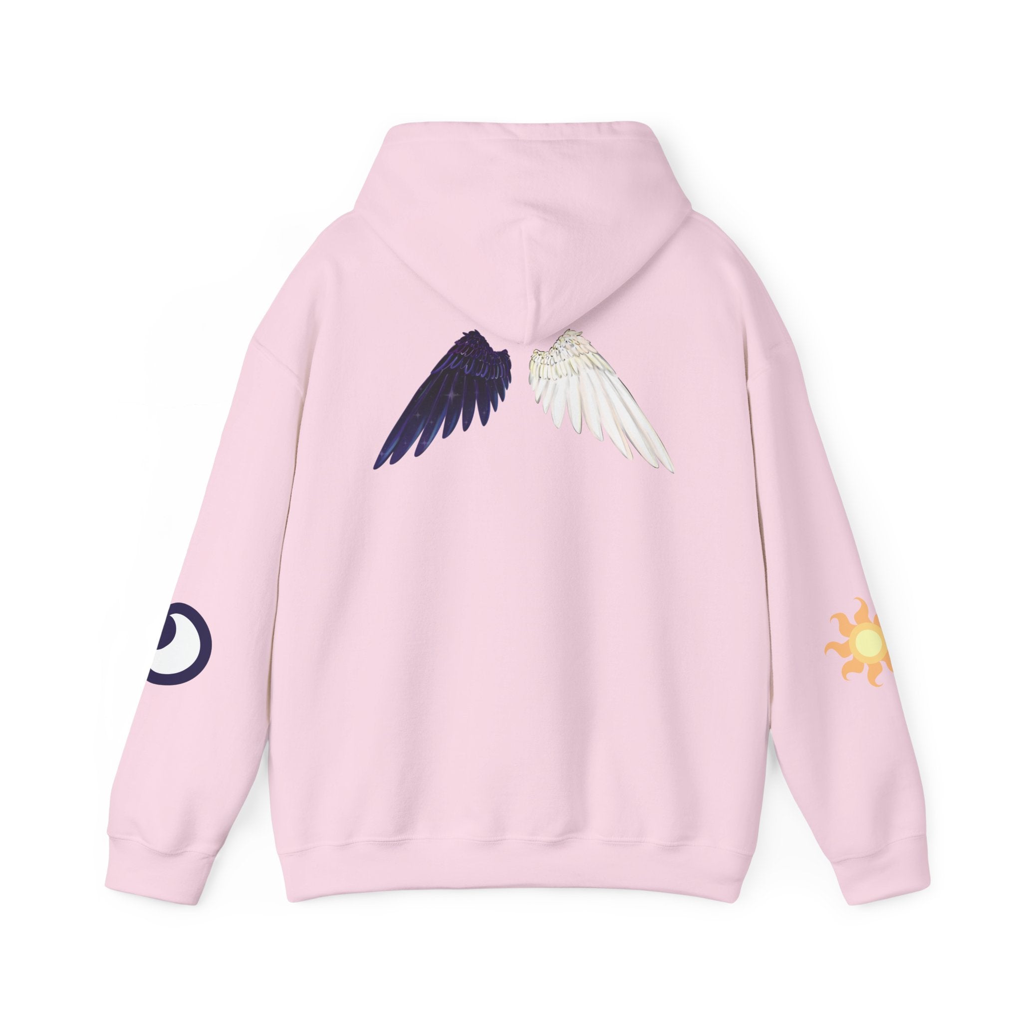 Lunar Celestial Alicorn Hoodie | Royal Sisters Alt Gothic Moon Sun Unisex Sweatshirt
