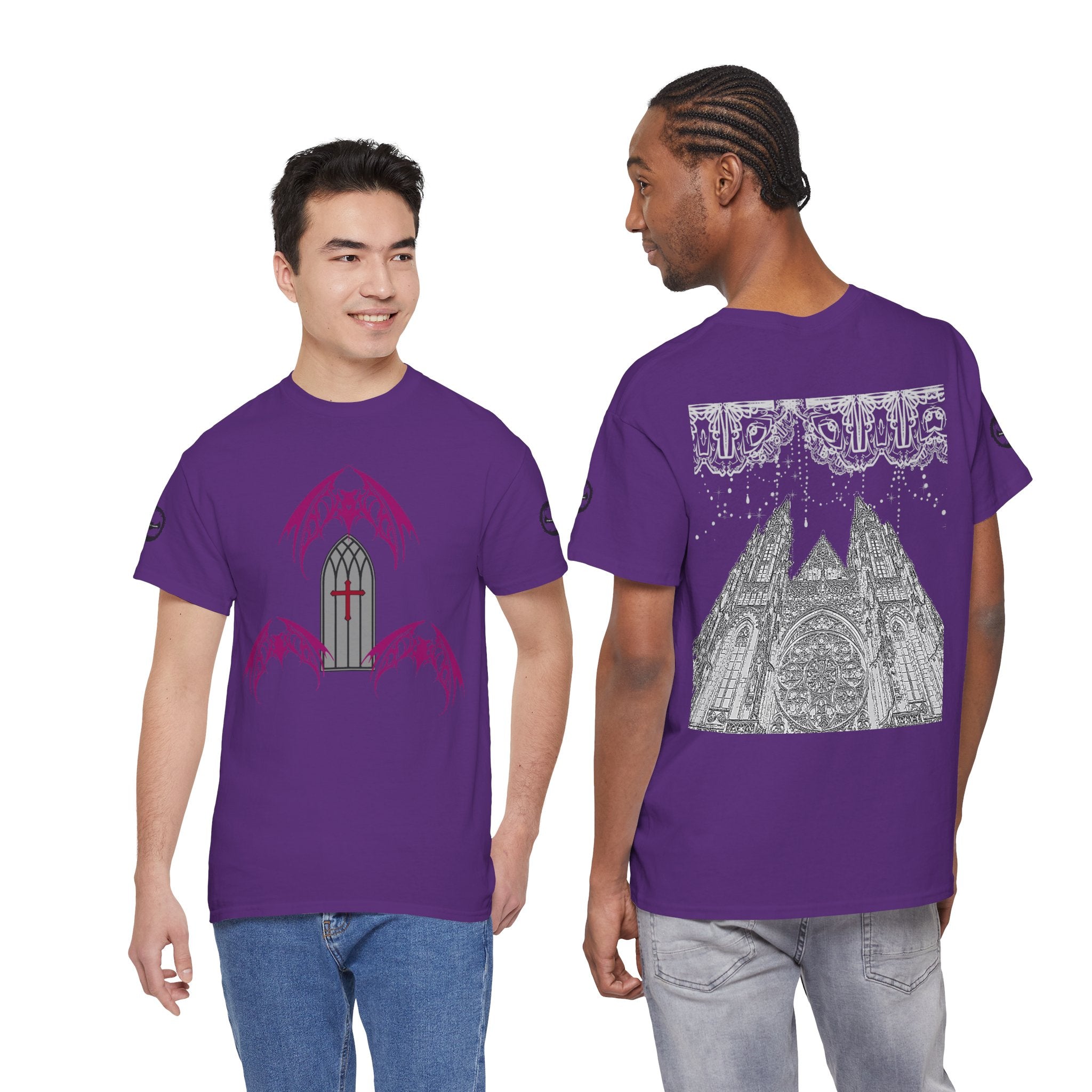 Cathedral Bat Unisex Tee | Gothic Alt Creature Graphic Tee