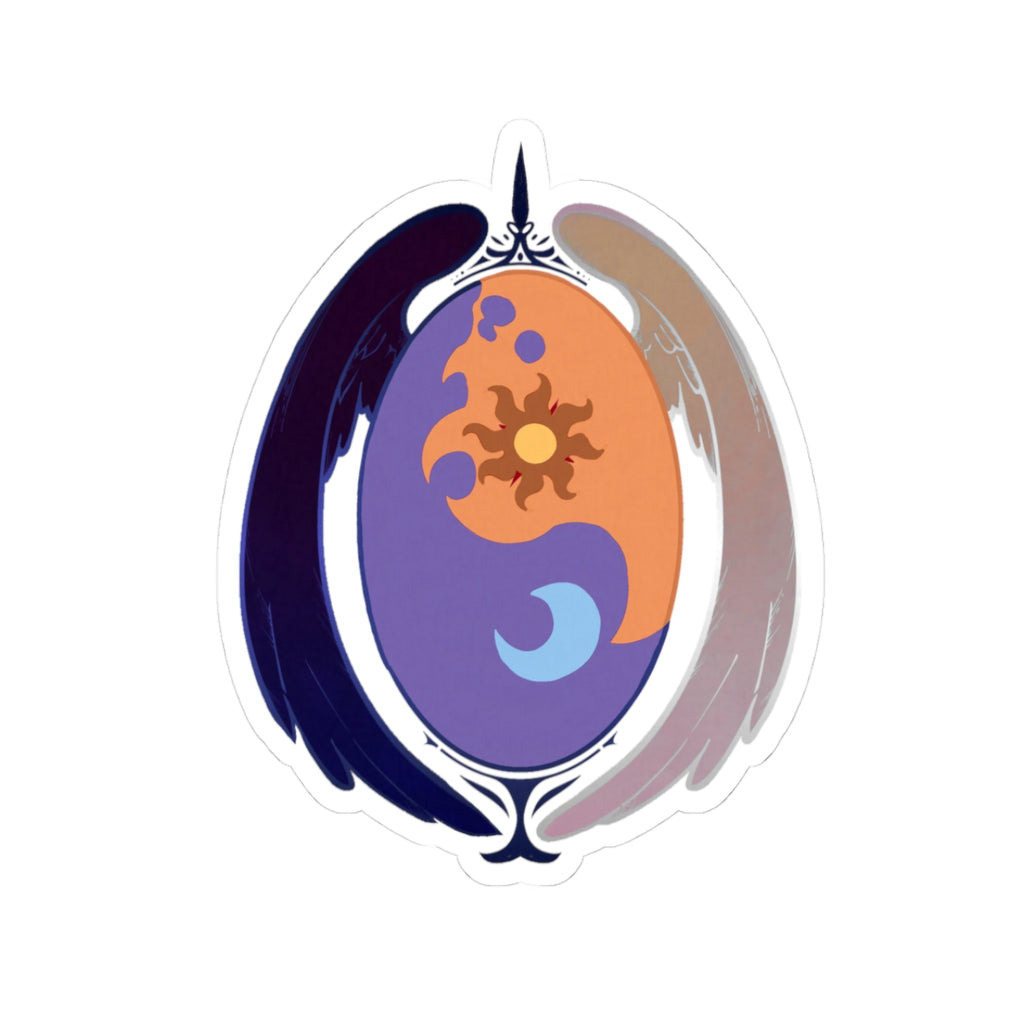 Celestial Lunar Yin-Yang  Sticker