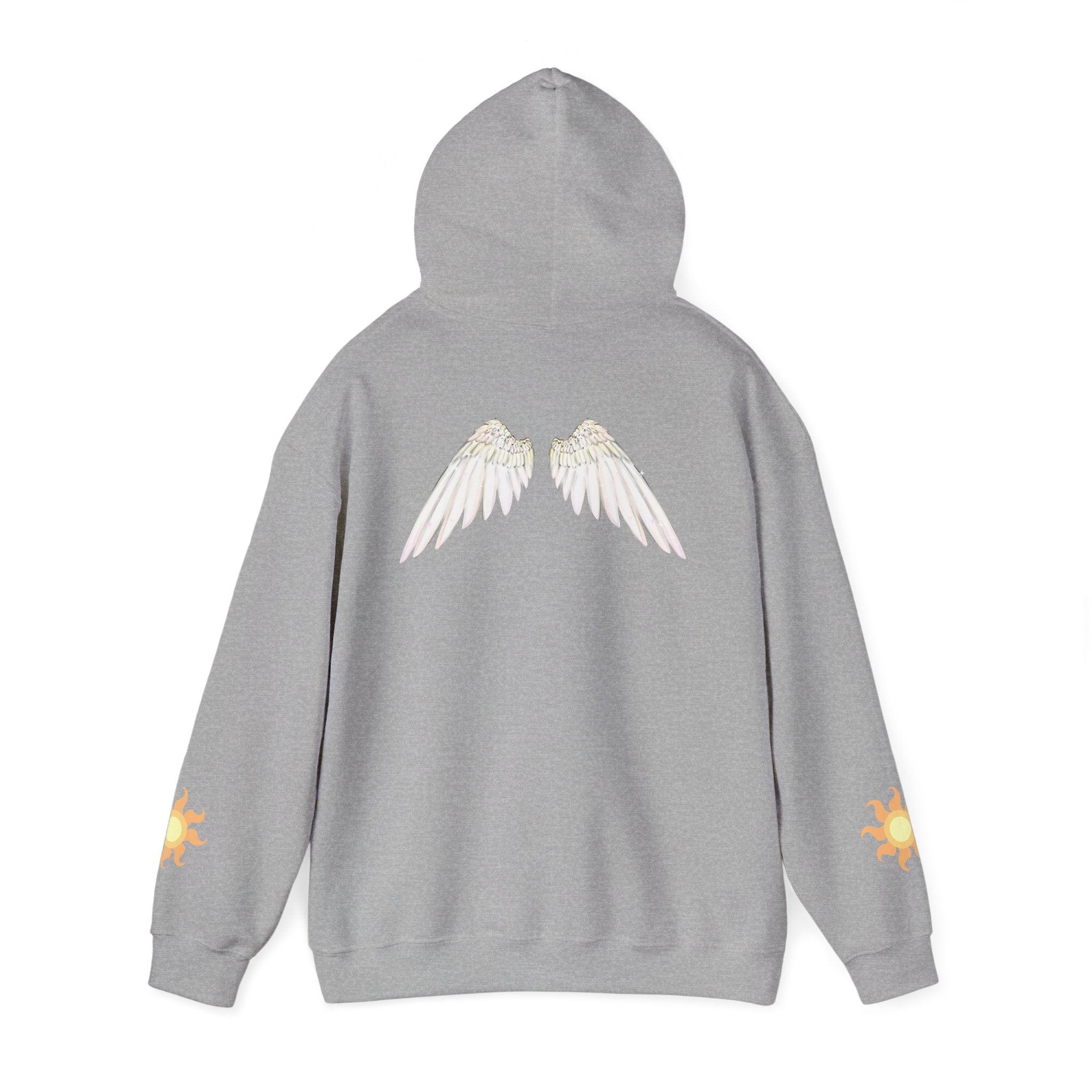 Celestial Alicorn Hoodie | Alt Mythical Wings Moon Graphic Sweatshirt