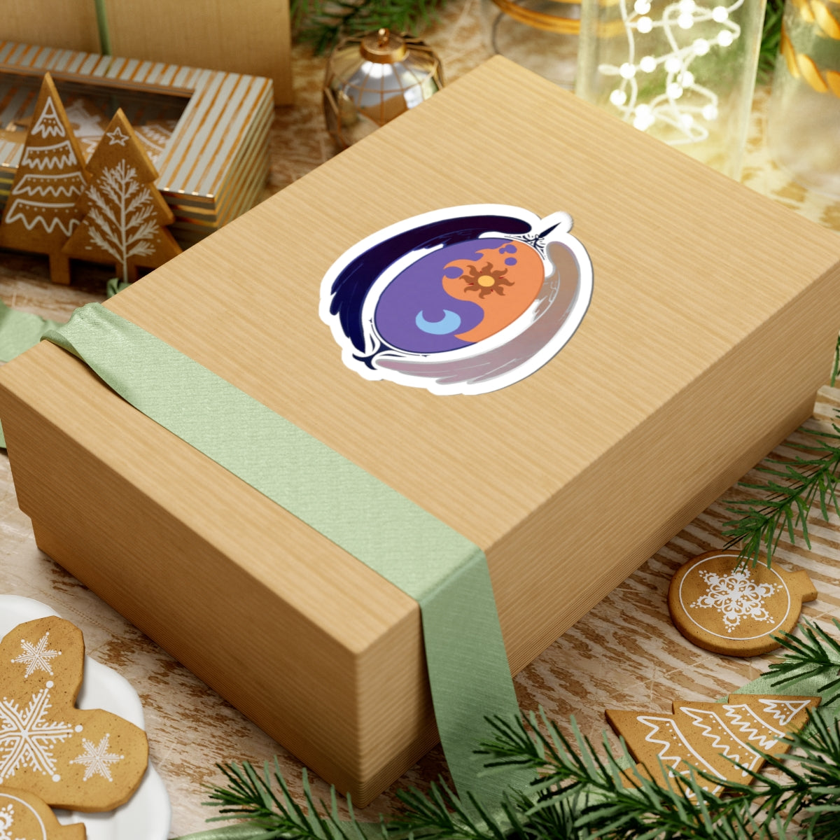 Celestial Lunar Yin-Yang  Sticker