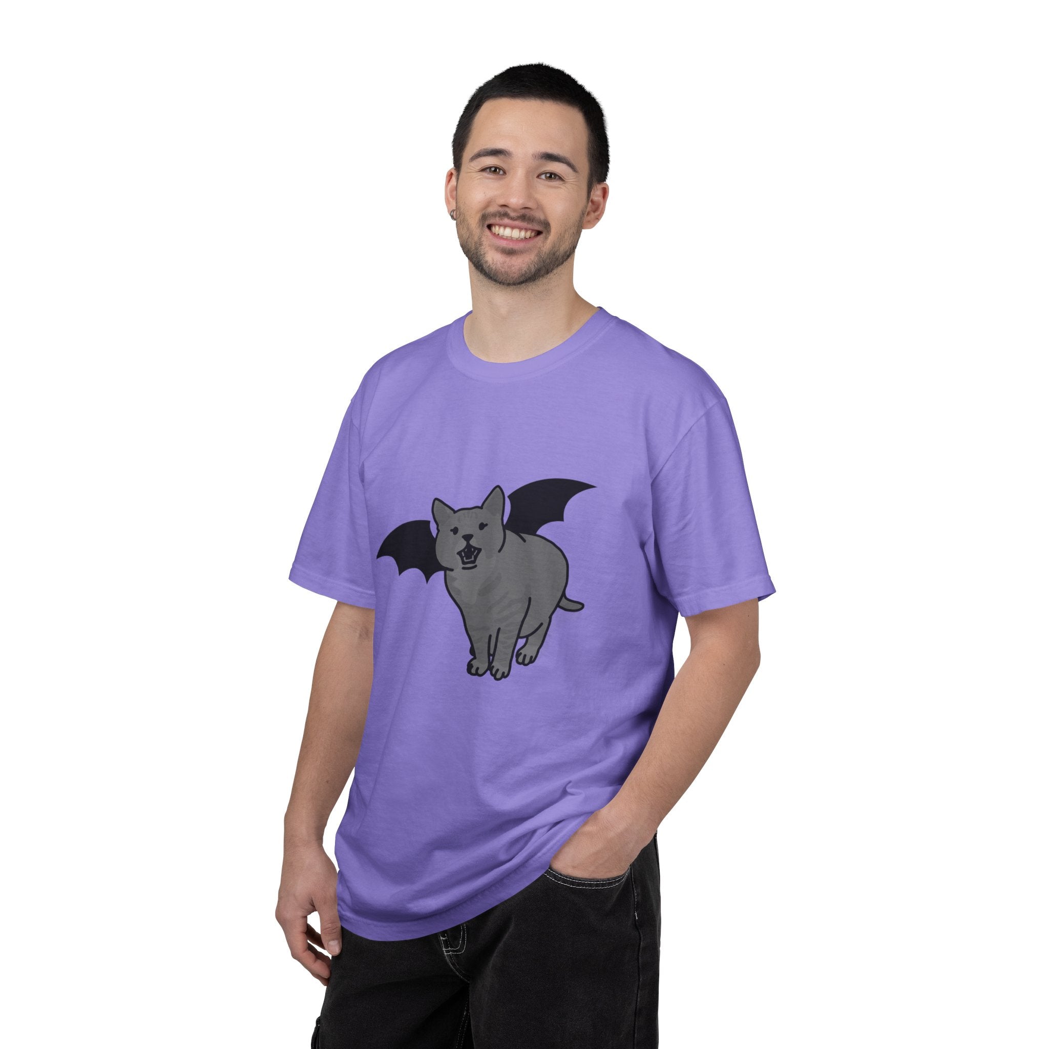 Bat Cat Unisex Tee | Gothic Alt Creature Graphic Tee