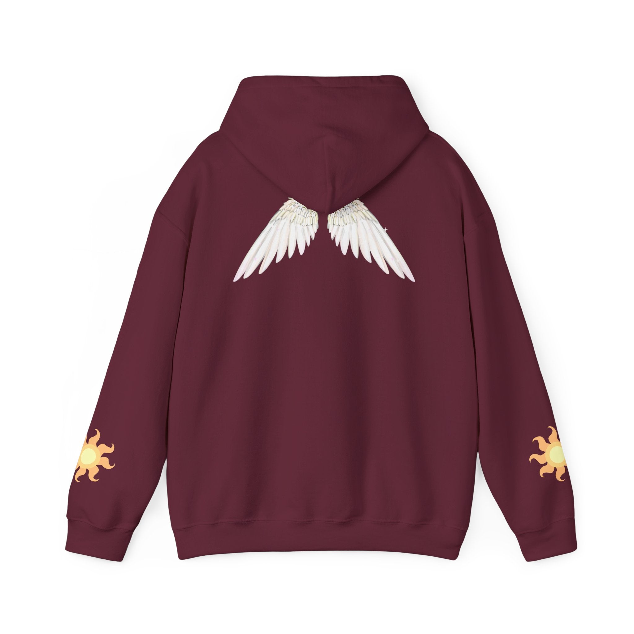 Celestial Alicorn Hoodie | Alt Mythical Wings Moon Graphic Sweatshirt