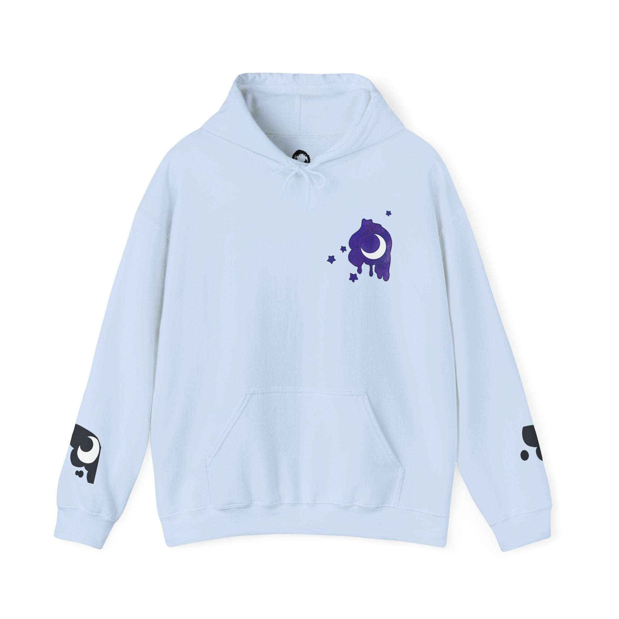 Lunar Alicorn Hoodie | Moody Moon Wings Alt Aesthetic Graphic Sweatshirt