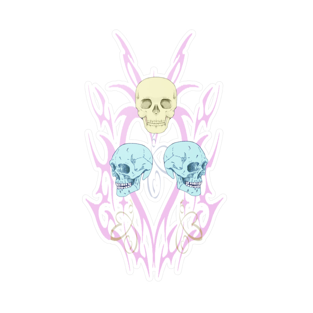 Skull Balloons Vinyl Decal | Punk Emo Alt Sticker