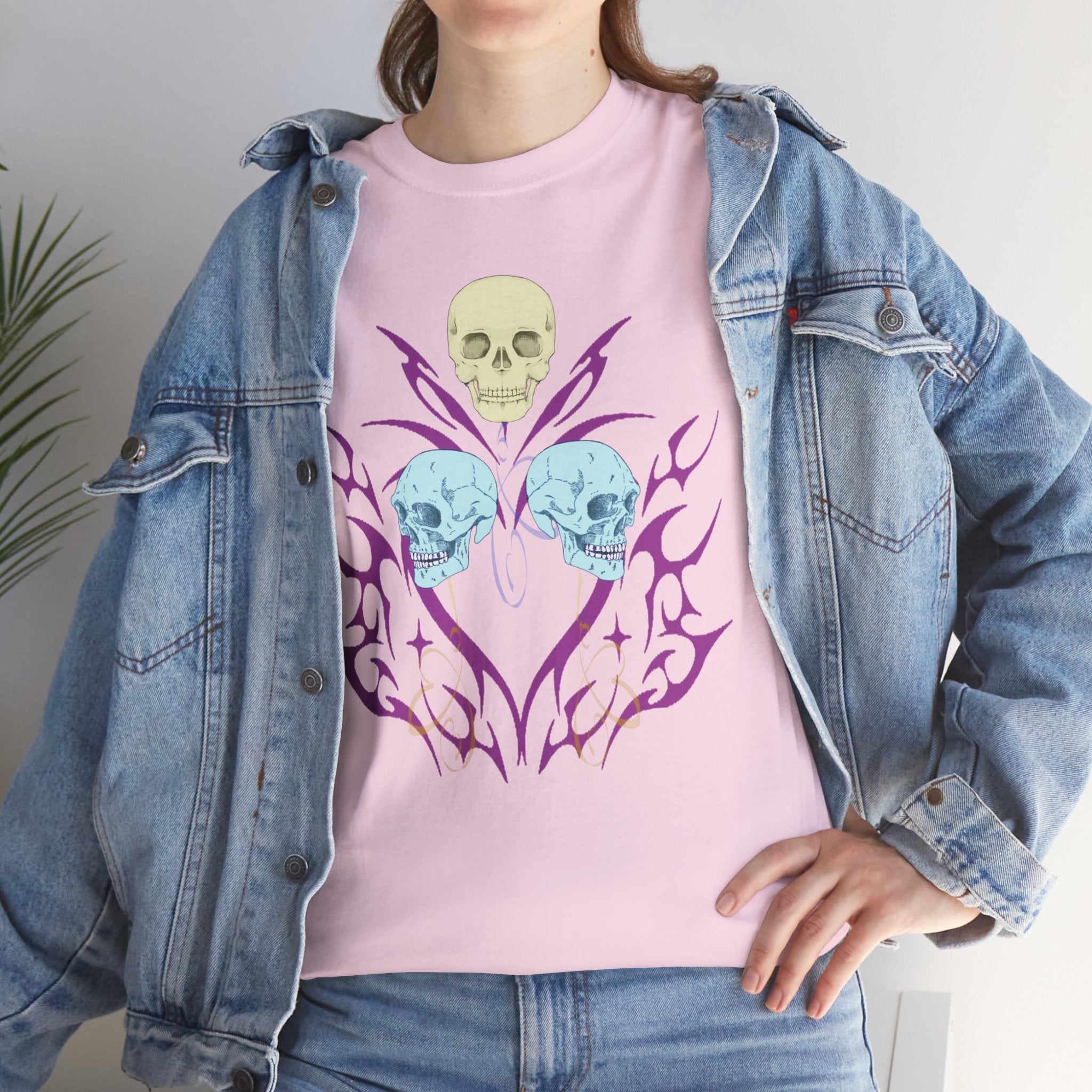 Skull balloon unisex tee punk emo graphic Tee