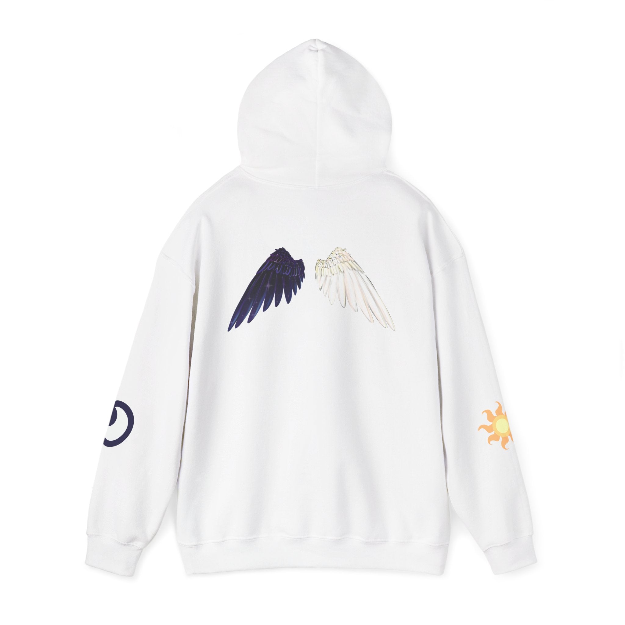 Lunar Celestial Alicorn Hoodie | Royal Sisters Alt Gothic Moon Sun Unisex Sweatshirt