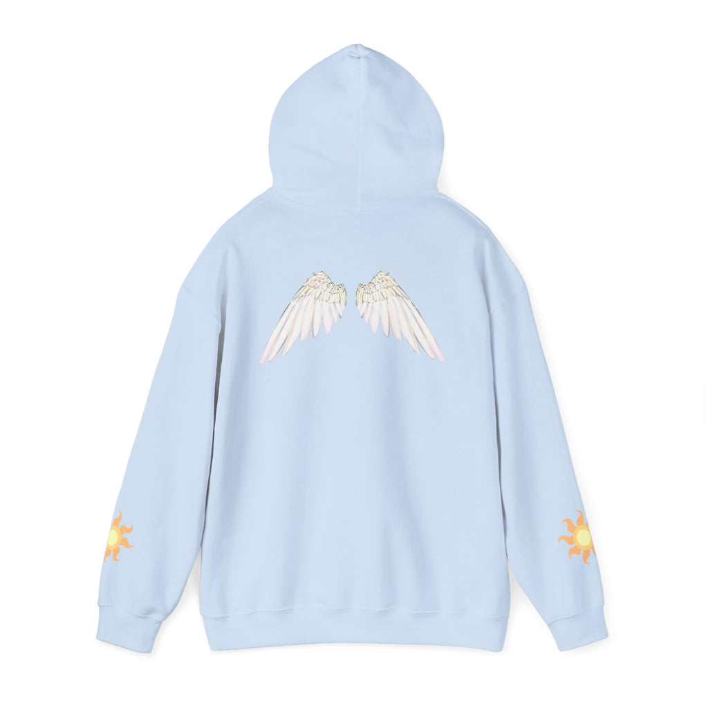 Celestial Alicorn Hoodie | Alt Mythical Wings Moon Graphic Sweatshirt