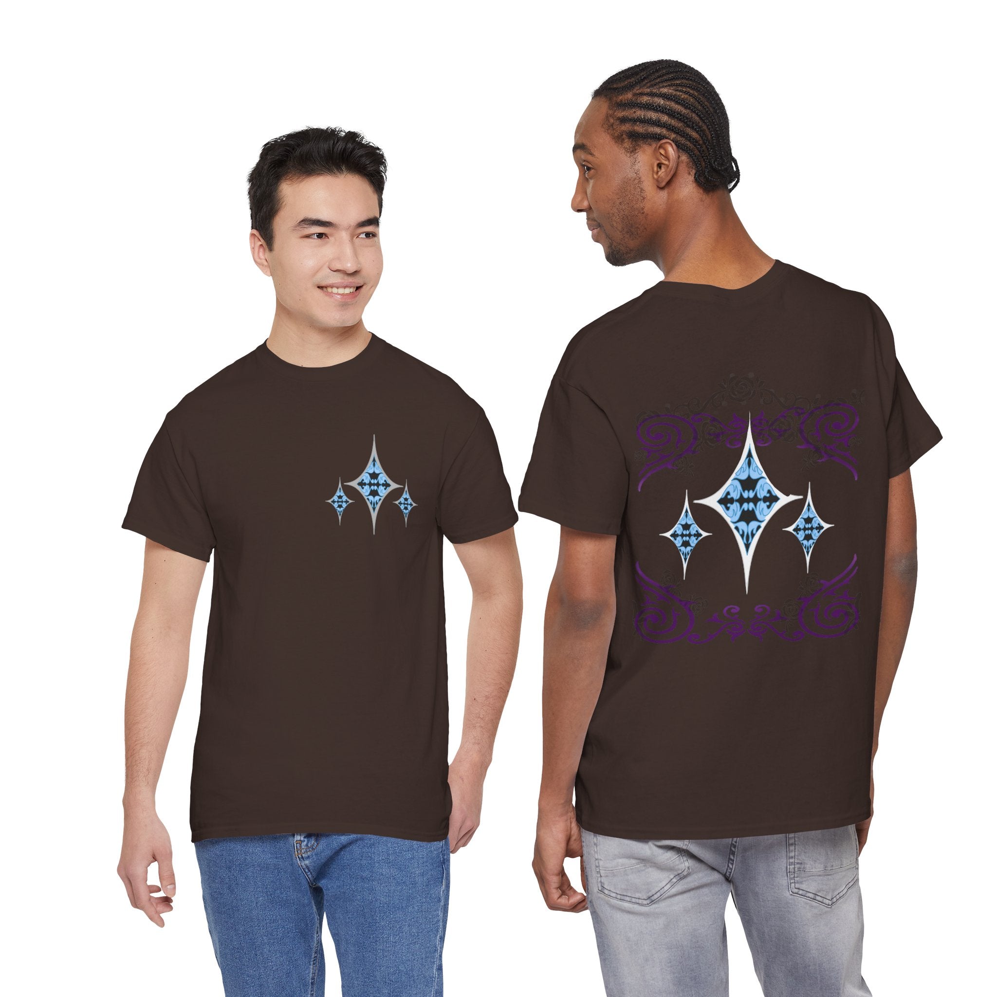 Blue Diamonds Unisex Tee | Alt Emo Rare Graphic Tee