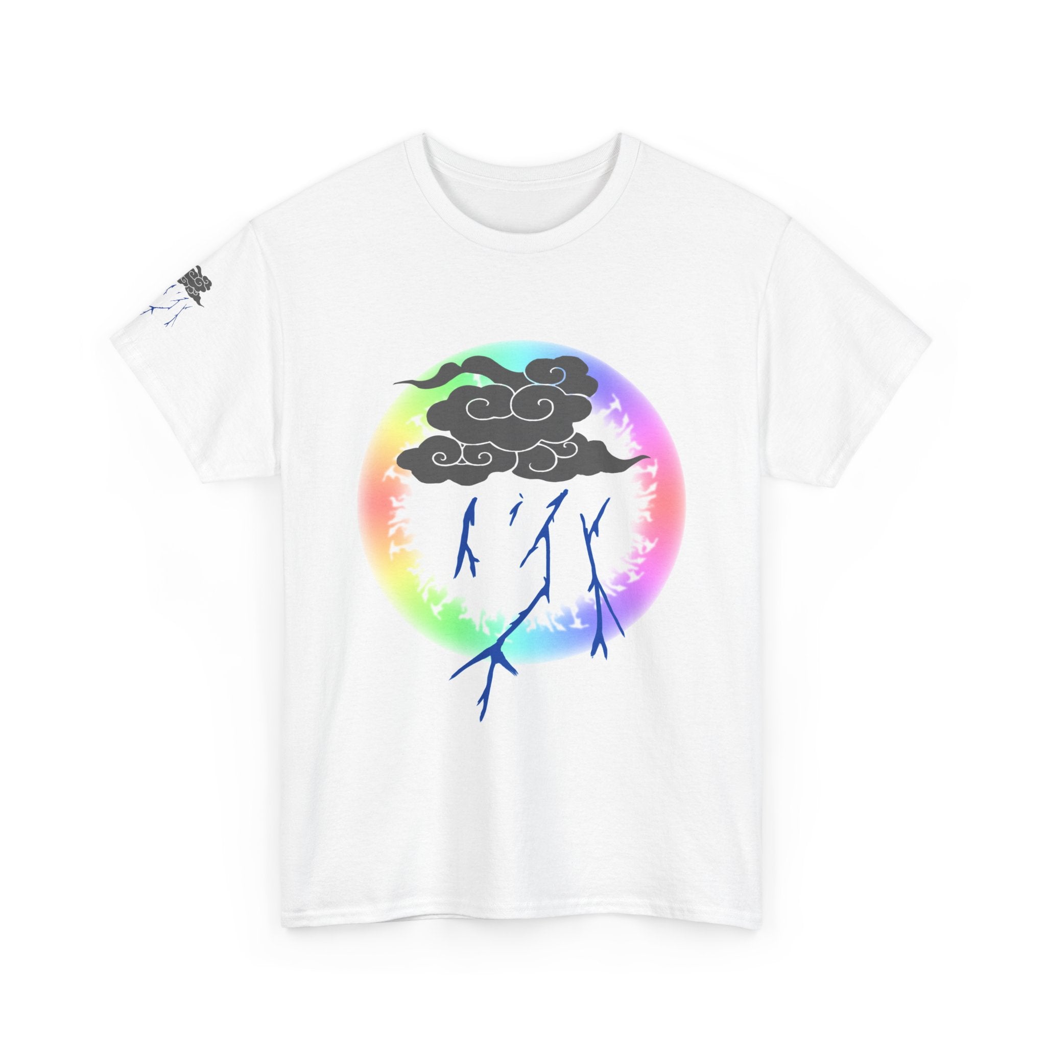 Rainboom Storm Cloud Unisex Tee | Alt Gothic Creature Graphic Tee