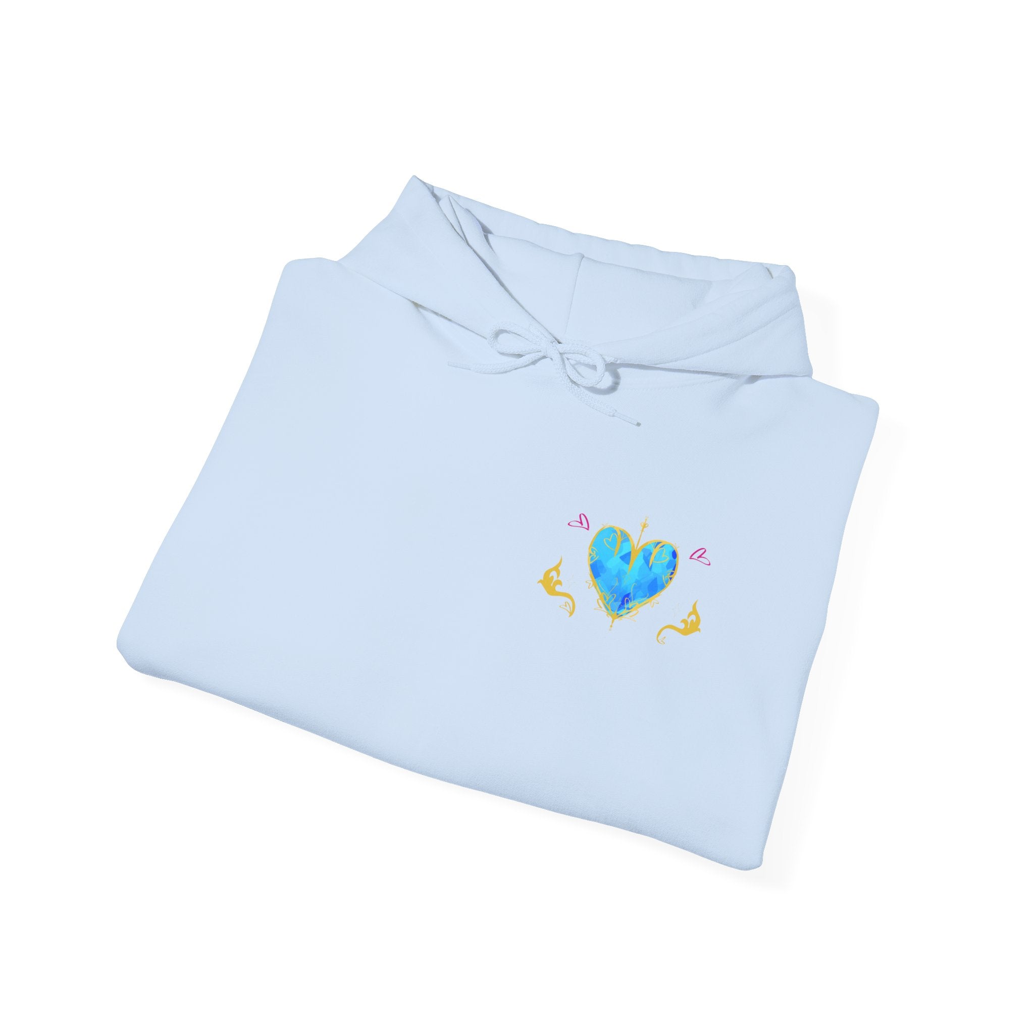 Crystal Heart Alicorn Hoodie | Alt Mythical Creature Graphic Sweatshirt Love