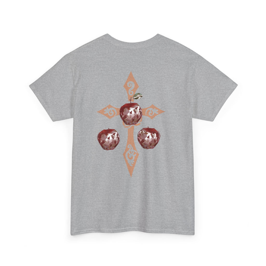 Crystal Apple Cross Graphic Tee | Alt Emo Creature Tee