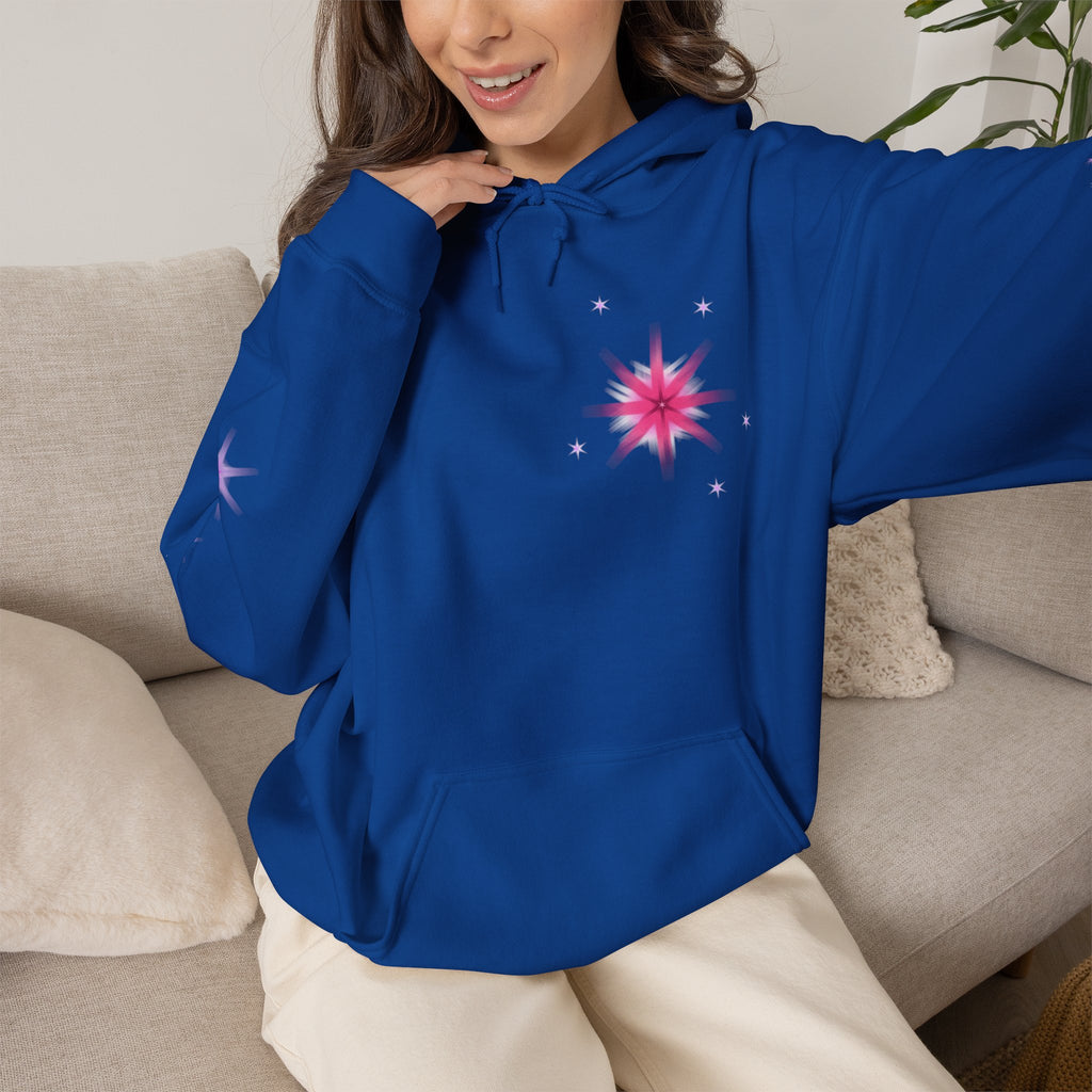 Magic Alicorn Sparkles Hoodie | Mythical Creature Alt Graphic Sweatshirt