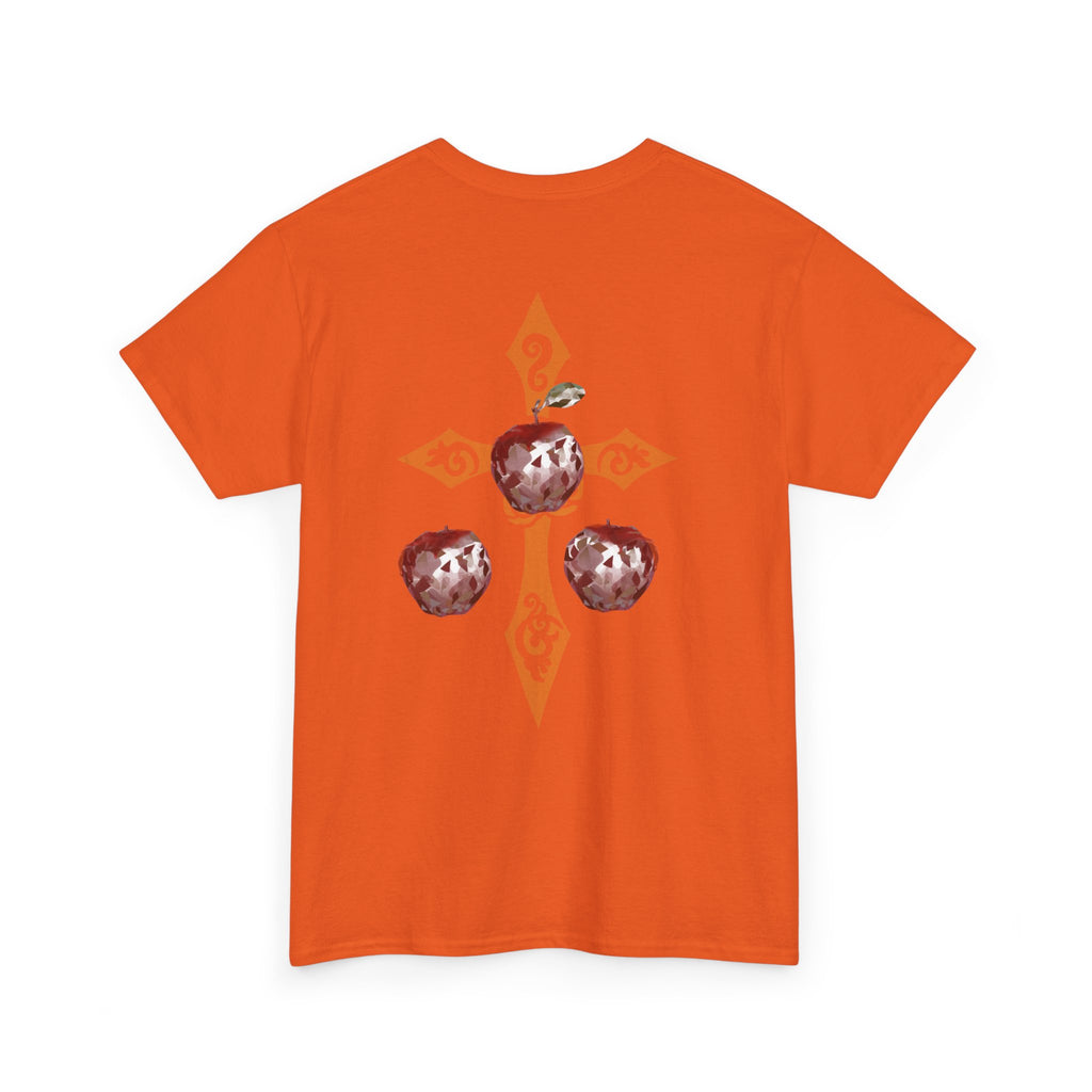 Crystal Apple Cross Graphic Tee | Alt Emo Creature Tee
