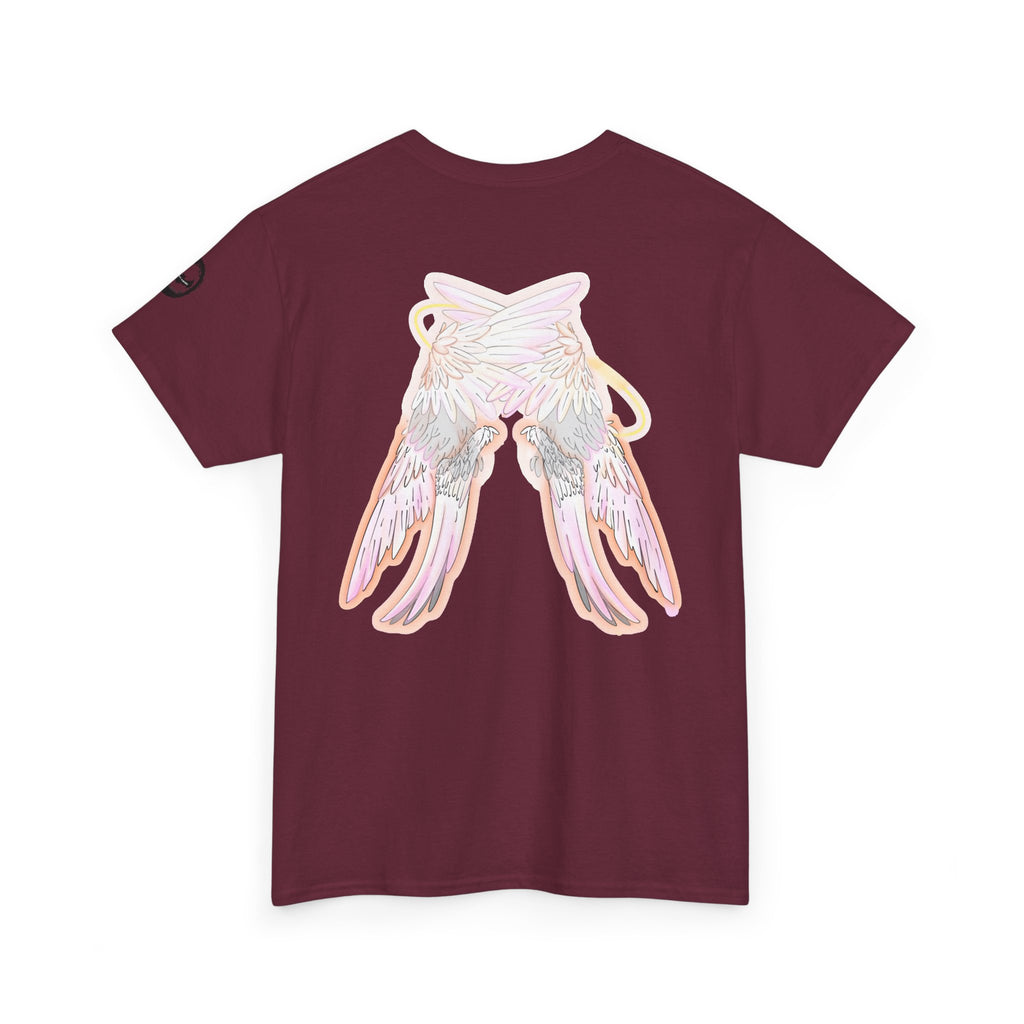 Angel Wings & Eyes Graphic Tee — Spiritual Aesthetic Streetwear