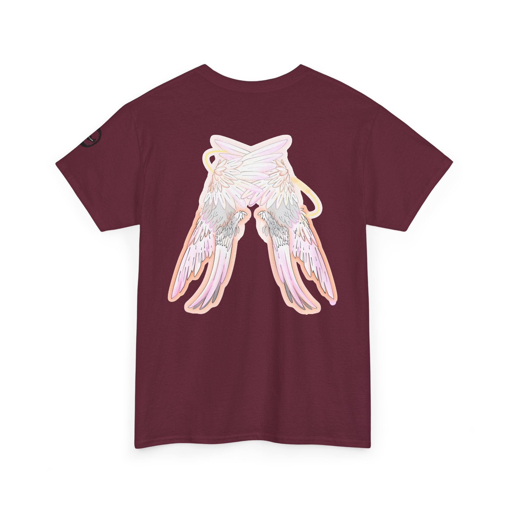 Angel Wings & Eyes Graphic Tee — Spiritual Aesthetic Streetwear
