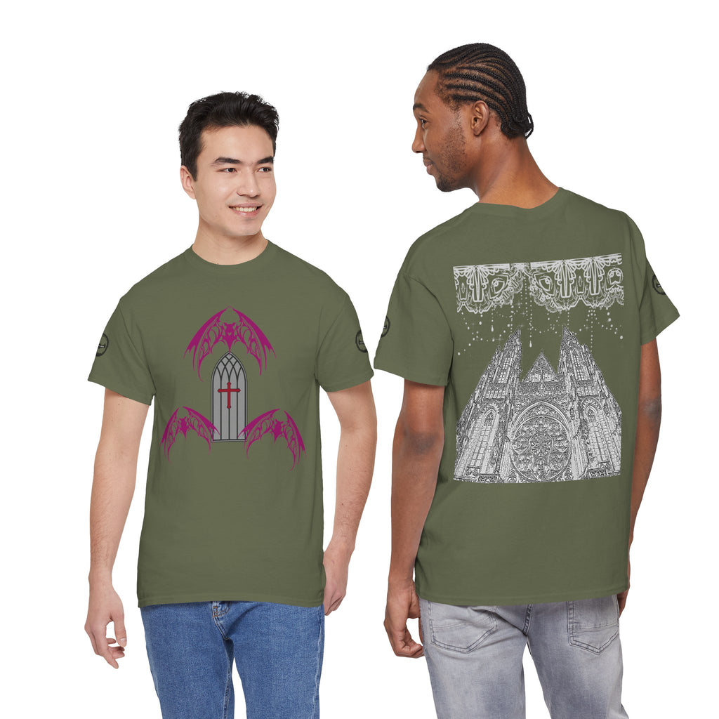 Cathedral Bat Unisex Tee | Gothic Alt Creature Graphic Tee
