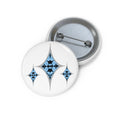 Blue Diamond Button Pin | Generosity Fanart Accessory