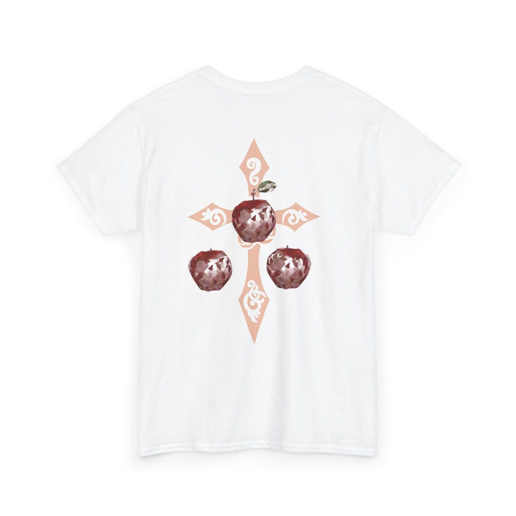 Crystal Apple Cross Graphic Tee | Alt Emo Creature Tee