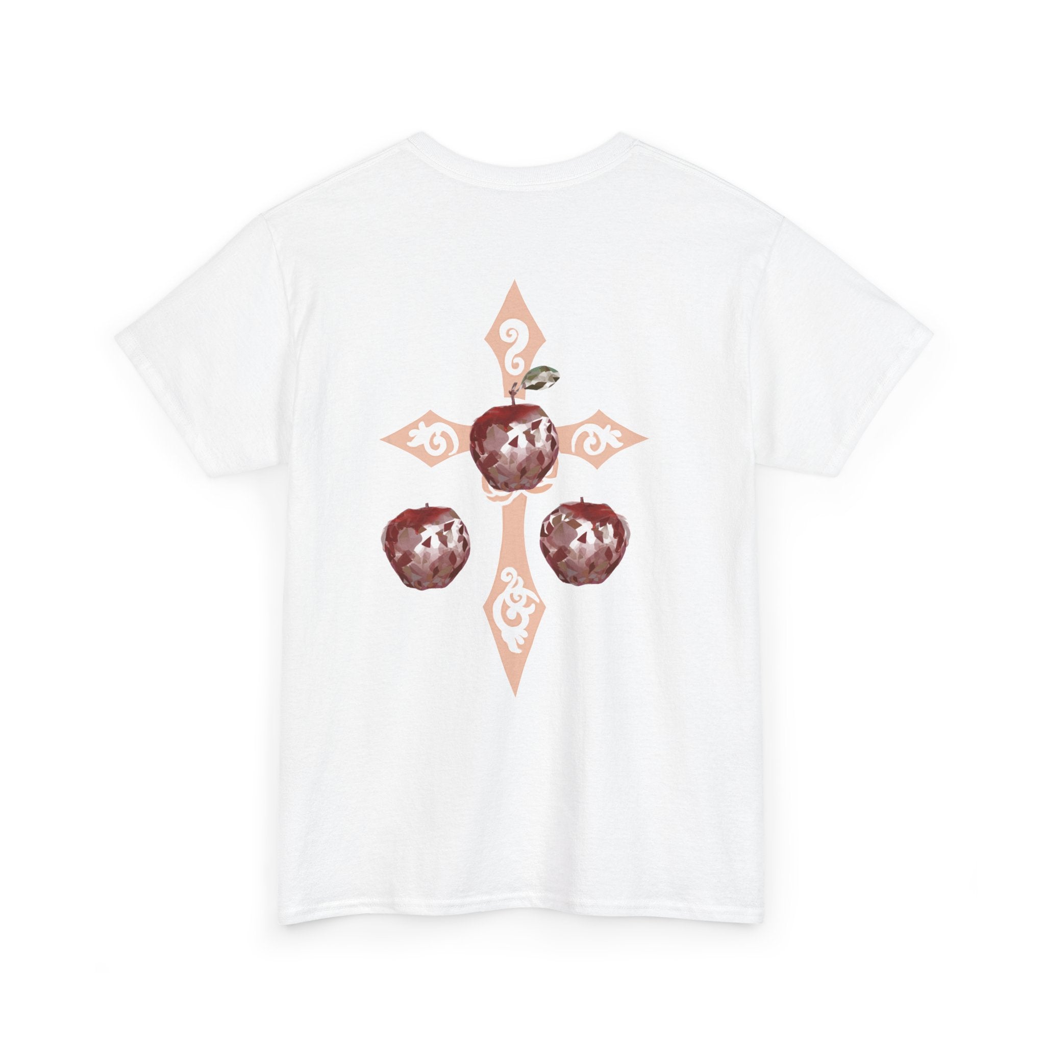 Crystal Apple Cross Graphic Tee | Alt Emo Creature Tee