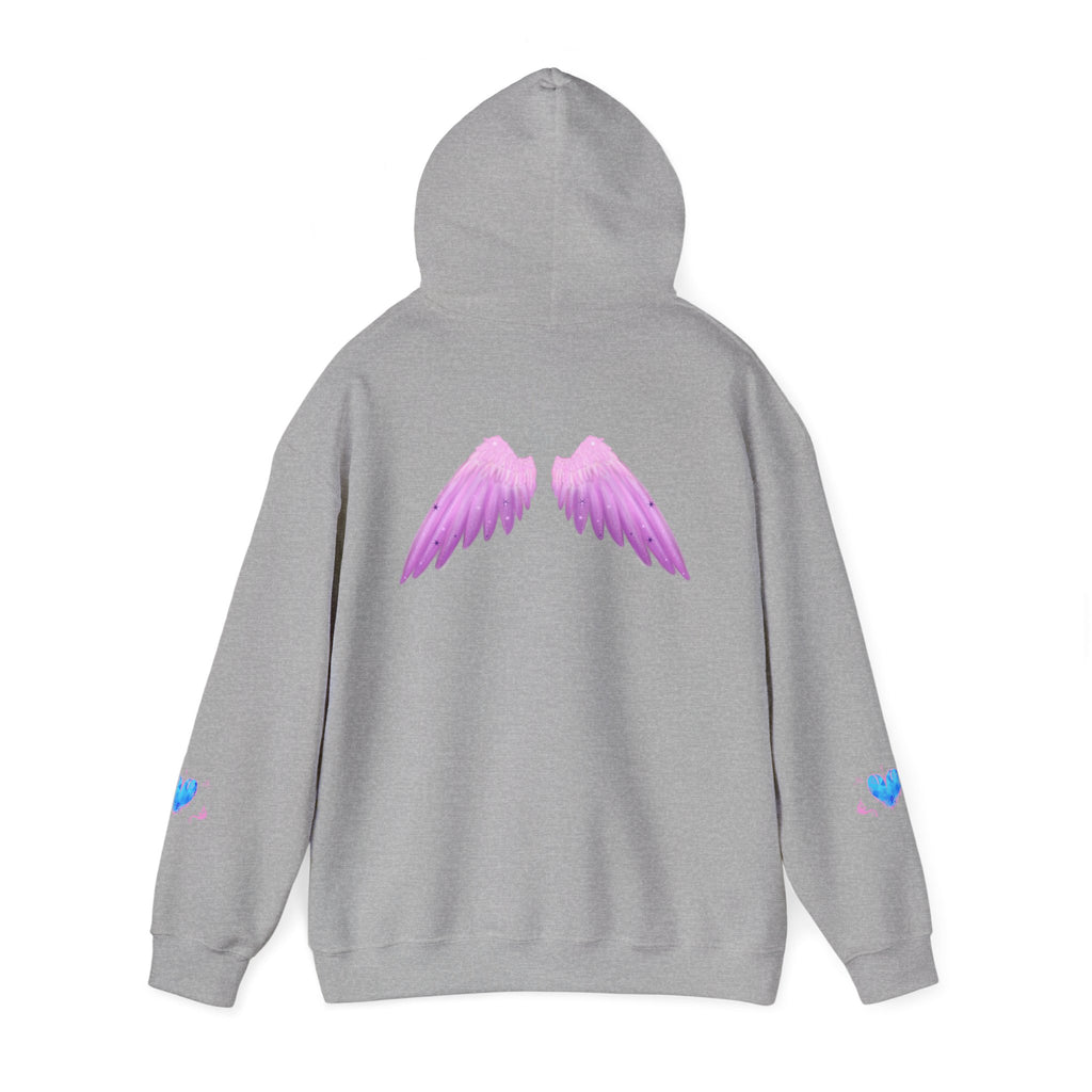 Crystal Heart Alicorn Hoodie | Alt Mythical Creature Graphic Sweatshirt Love
