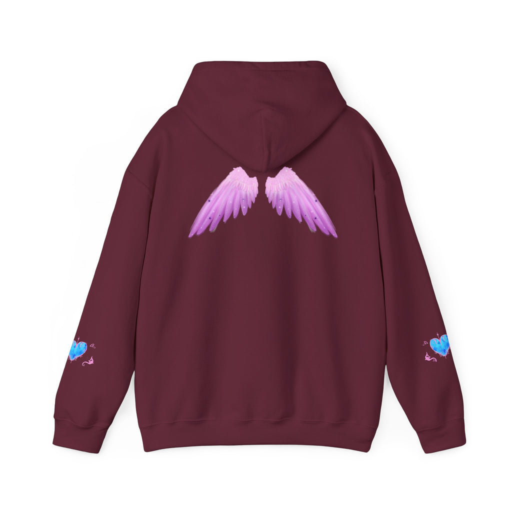 Crystal Heart Alicorn Hoodie | Alt Mythical Creature Graphic Sweatshirt Love