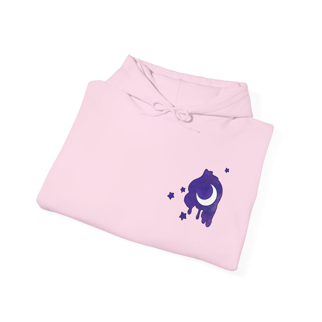 Lunar Alicorn Hoodie | Moody Moon Wings Alt Aesthetic Graphic Sweatshirt
