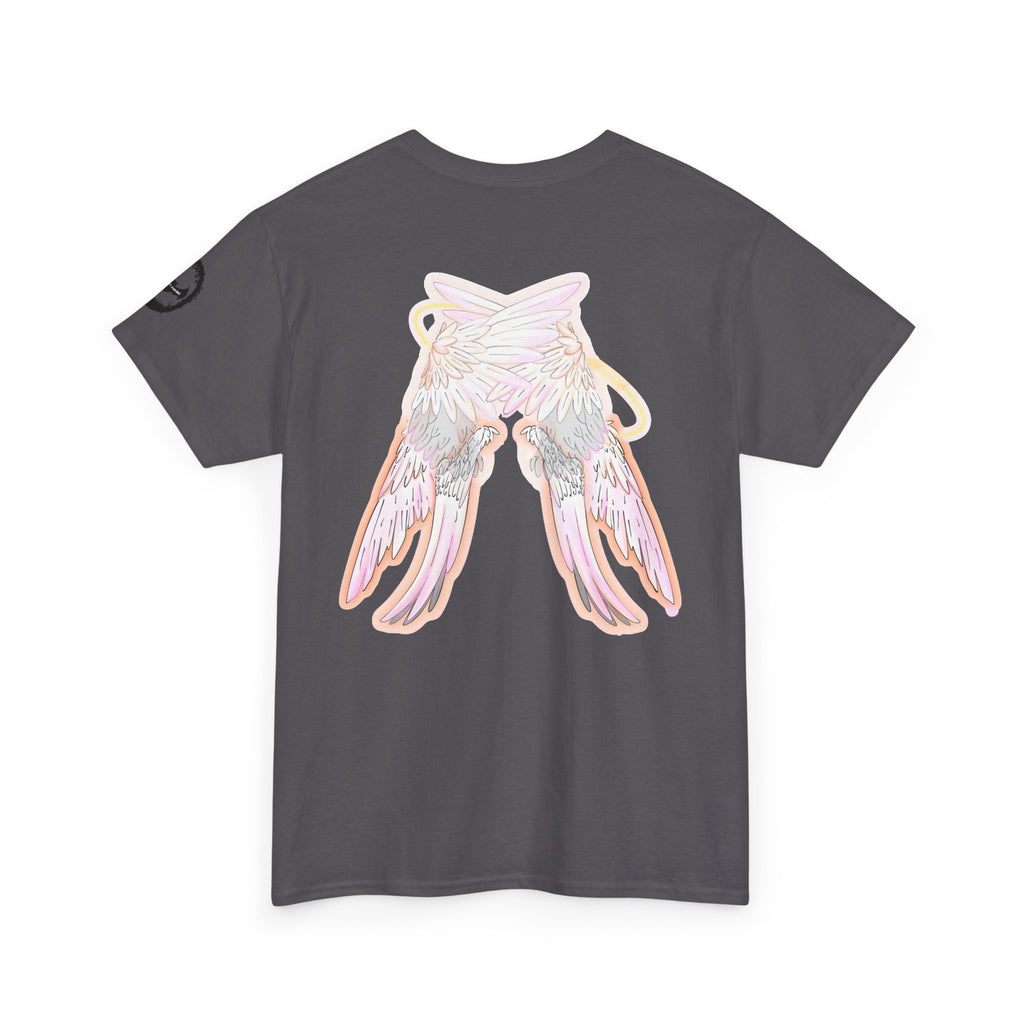Angel Wings & Eyes Graphic Tee — Spiritual Aesthetic Streetwear