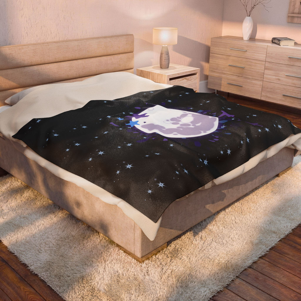 Mare in the Moon Velveteen Plush Blanket