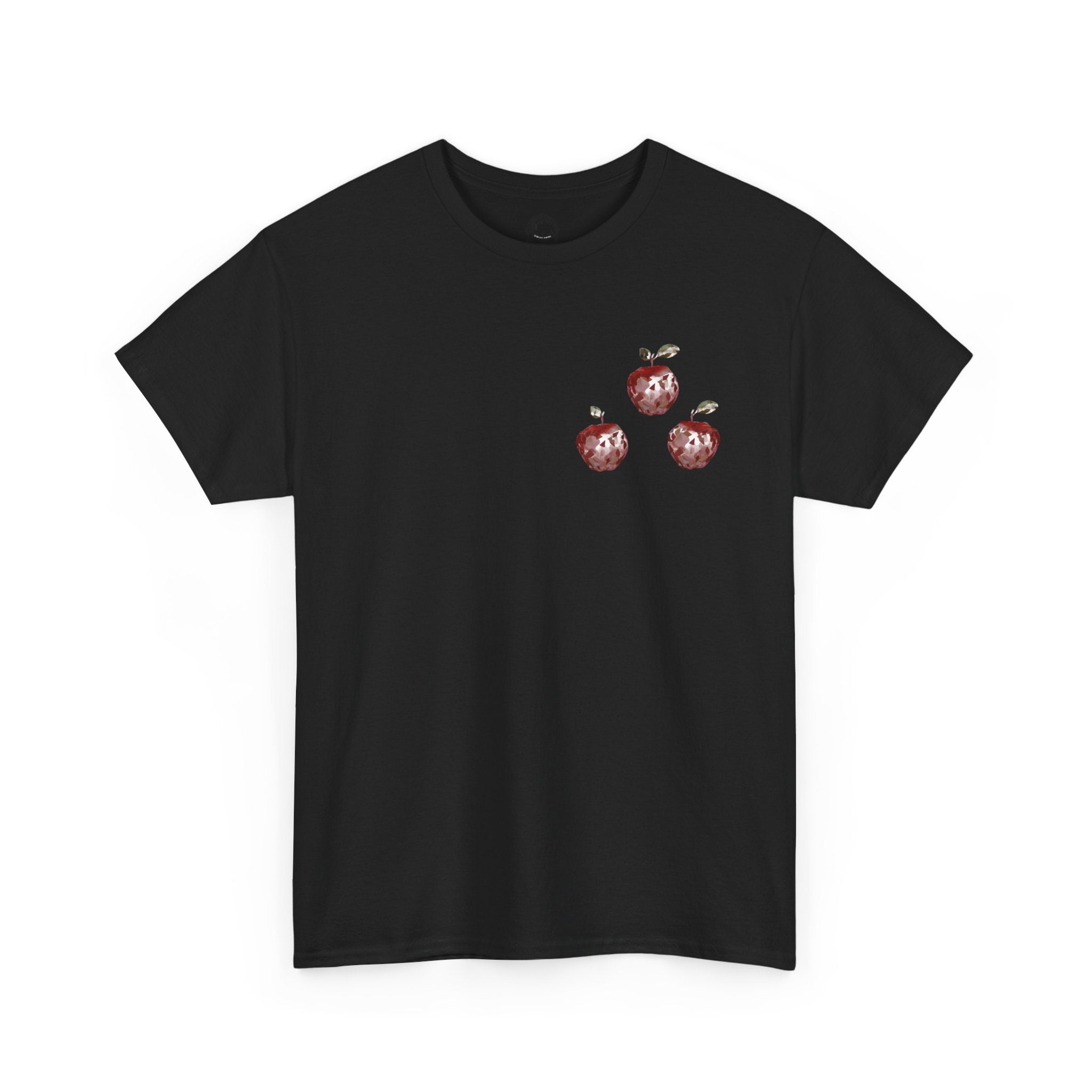 Crystal Apple Cross Graphic Tee | Alt Emo Creature Tee