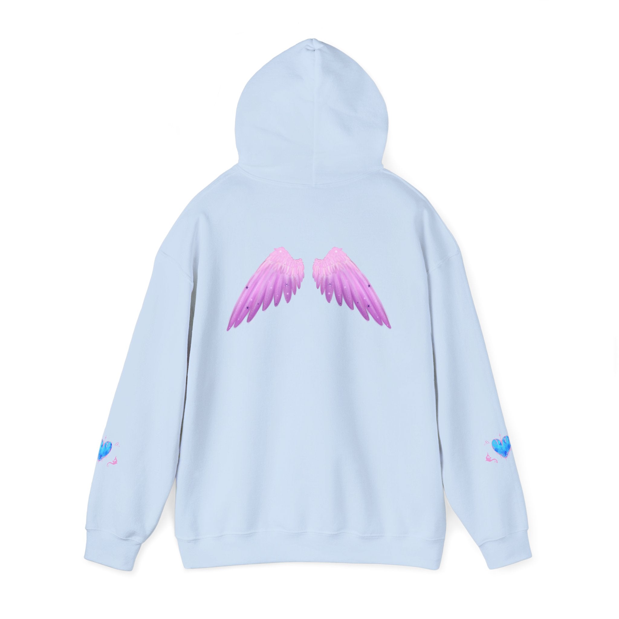Crystal Heart Alicorn Hoodie | Alt Mythical Creature Graphic Sweatshirt Love