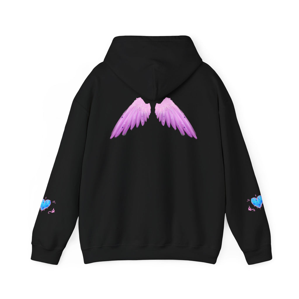 Crystal Heart Alicorn Hoodie | Alt Mythical Creature Graphic Sweatshirt Love