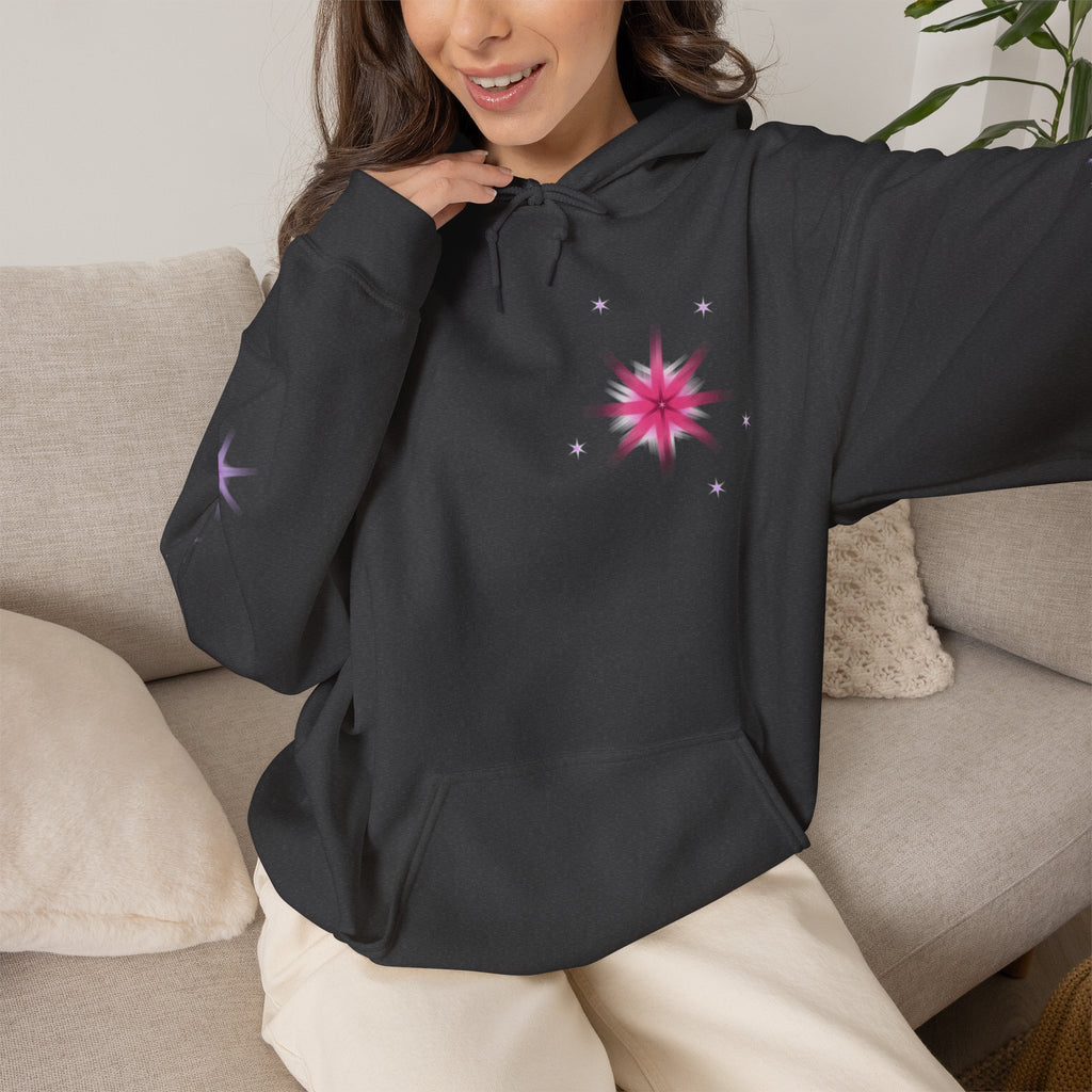 Magic Alicorn Sparkles Hoodie | Mythical Creature Alt Graphic Sweatshirt