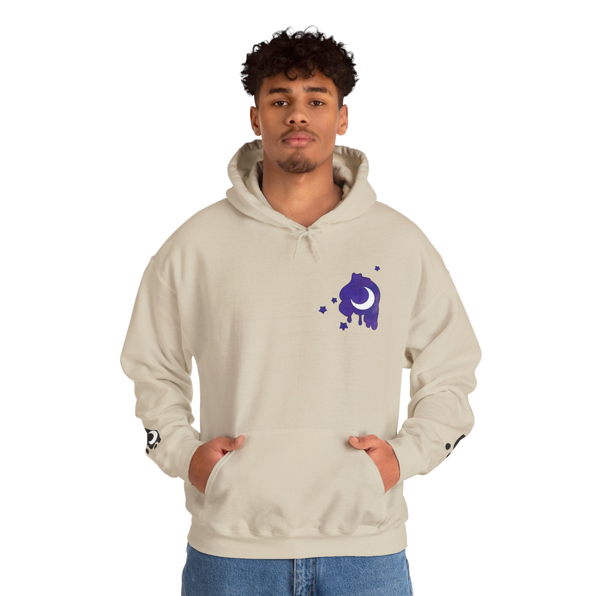 Lunar Alicorn Hoodie | Moody Moon Wings Alt Aesthetic Graphic Sweatshirt