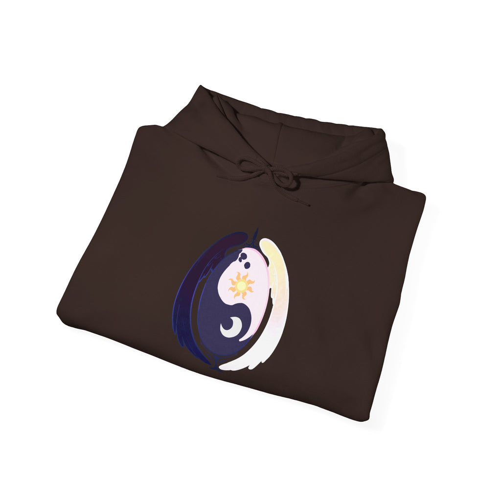 Lunar Celestial Alicorn Hoodie | Royal Sisters Alt Gothic Moon Sun Unisex Sweatshirt