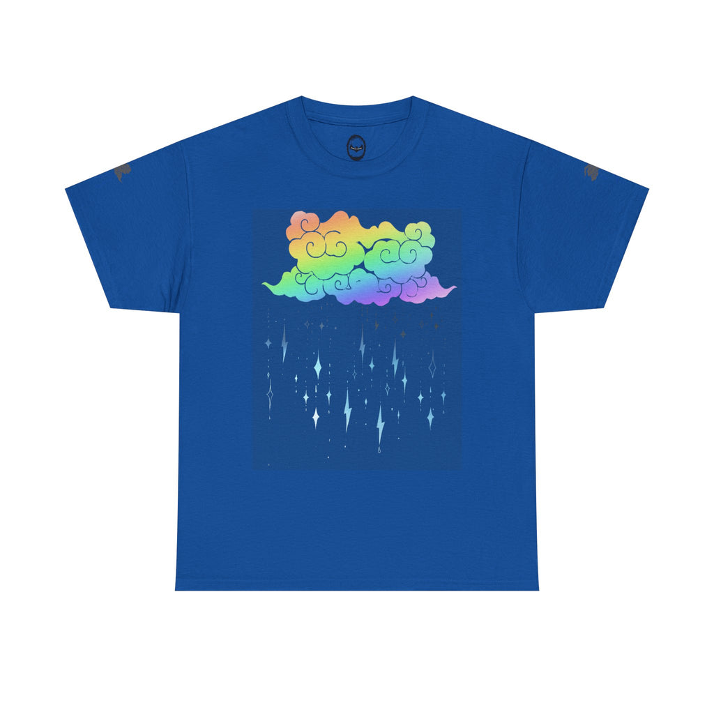 Rainbow Storm Unisex Tee | Alt Emo Colorful Graphic Tee