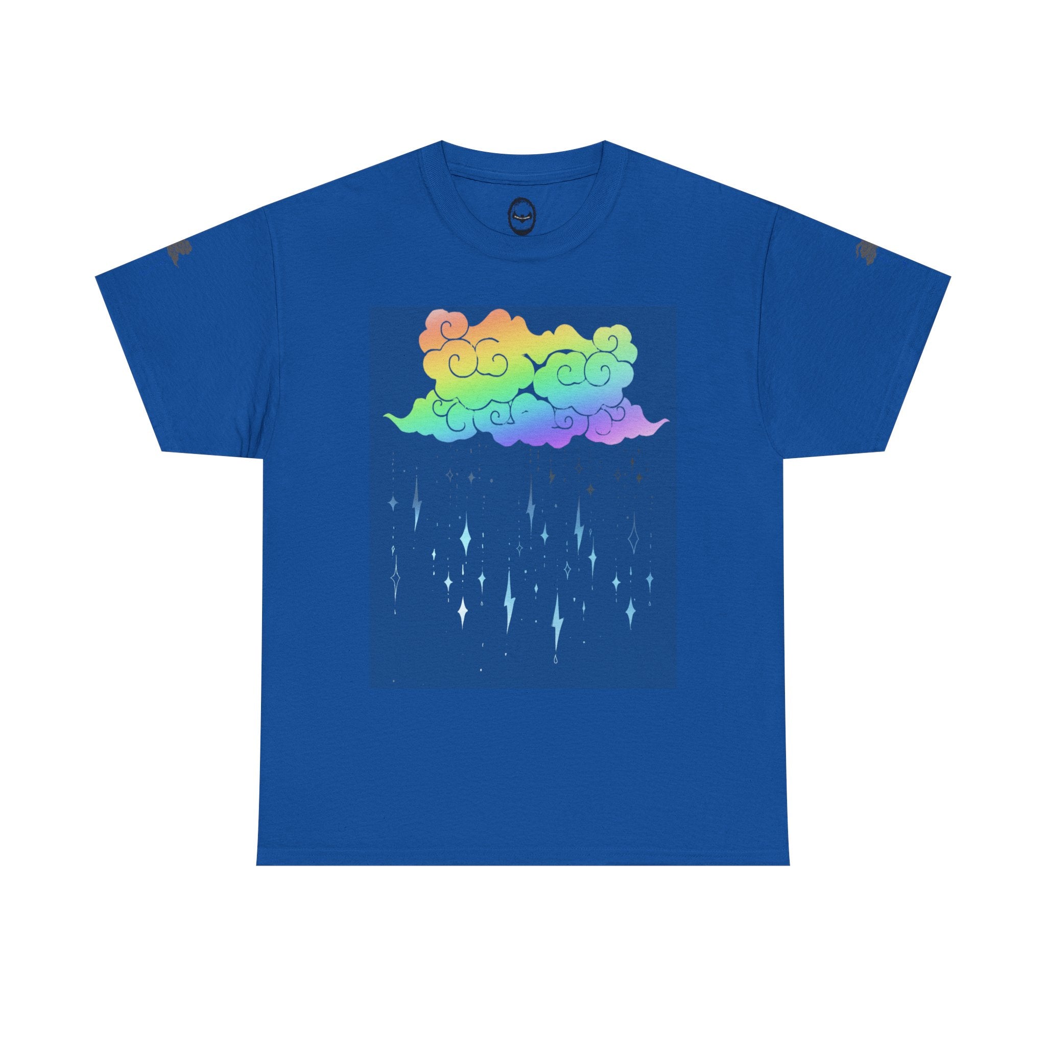 Rainbow Storm Unisex Tee | Alt Emo Colorful Graphic Tee