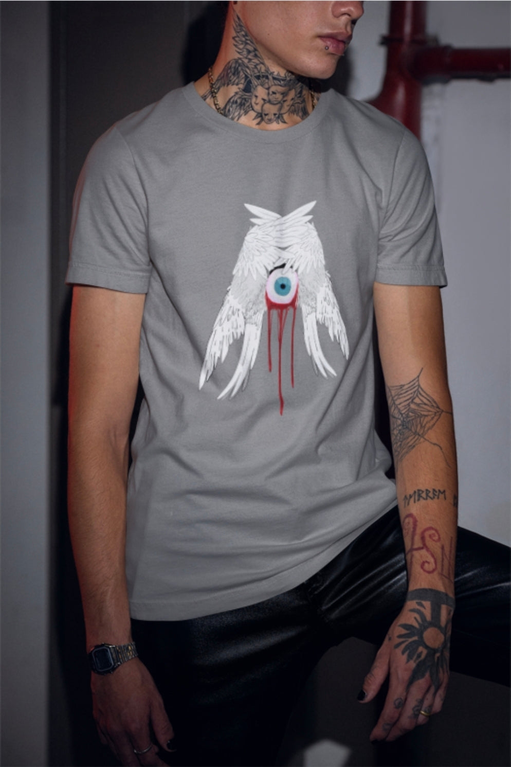Crying Angel Unisex Tee | Gothic Emo Alt Graphic Tee