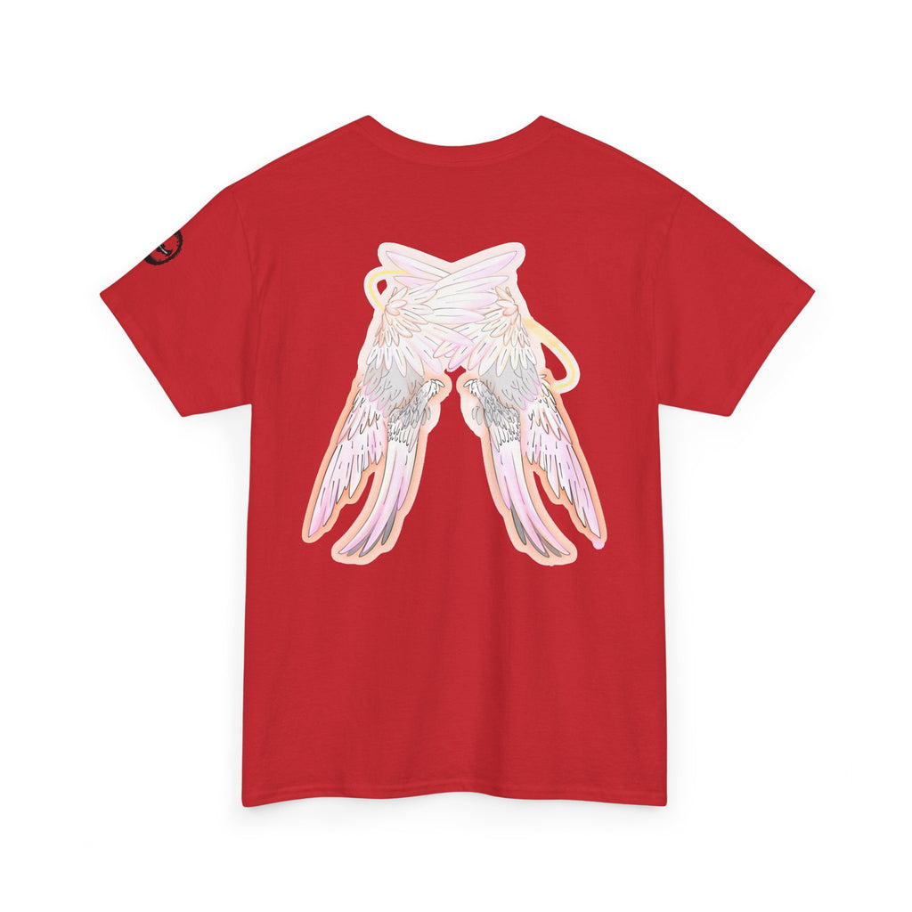 Angel Wings & Eyes Graphic Tee — Spiritual Aesthetic Streetwear